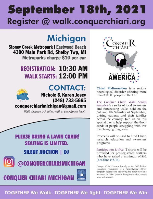 Conquer Chiari Walk Across America